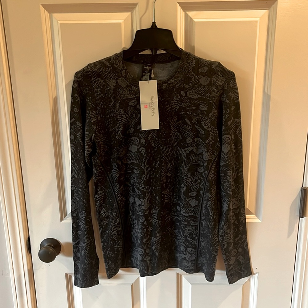 NWT Sweaty Betty Glisten Seamless Workout Top L / US 10